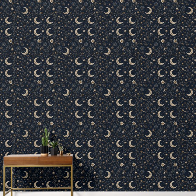 Papier Peint Jardin Lunaire Céleste (Couloir)