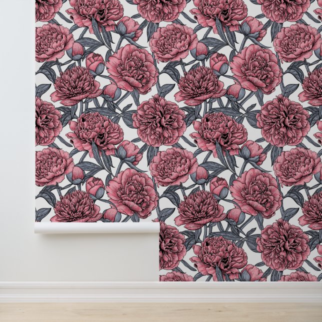 Papier Peint Jardin rose (Application)