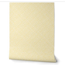 Jaune Beurre et Blanc Motif Grec