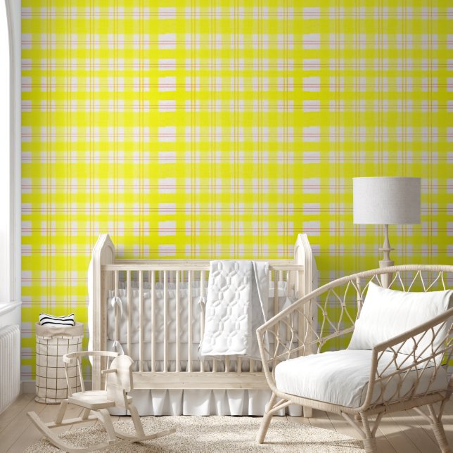 Papier peint Jaune Plat (Enfants)