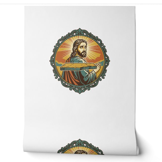 Papier Peint Jésus gêné trébuchant surface plane publique club (Déroulement)