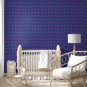 Papier Peint Joli fond à motif floral