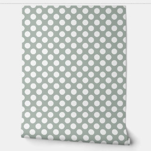 Papier Peint joli motif/couleur unie vert clair