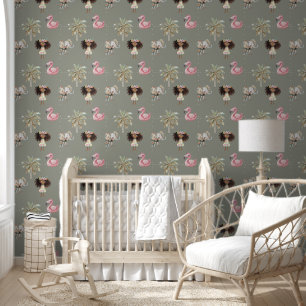 Papier Peint Jolie conte tropicale Princesse