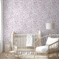 Jolie Lavande Fleur sauvage Nursery Salle pour enf