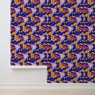 Papier Peint Joyeux Rosh Hashanah Juif Nouvel An Modèle Floral