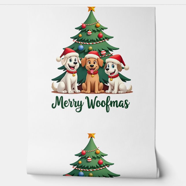Papier Peint Joyeux Woofmas (2) (Déroulement)
