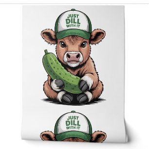 Papier Peint Juste Dillé avec Vache PNG, Pickle drôle
