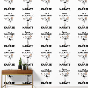 Papier Peint Karate I am A Black Belt Karate