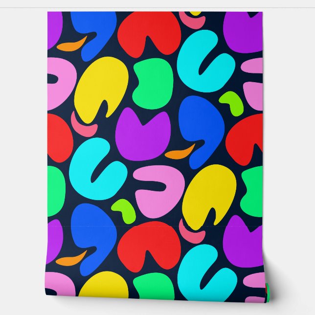 Papier Peint La joie des couleurs (sombre) (Déroulement)