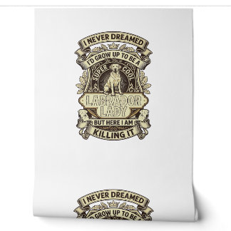 Papier Peint Labrador Lady Dog Crown Shield_1