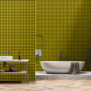 Papier Peint Lait de Buffle jaune citron large d'un pouce