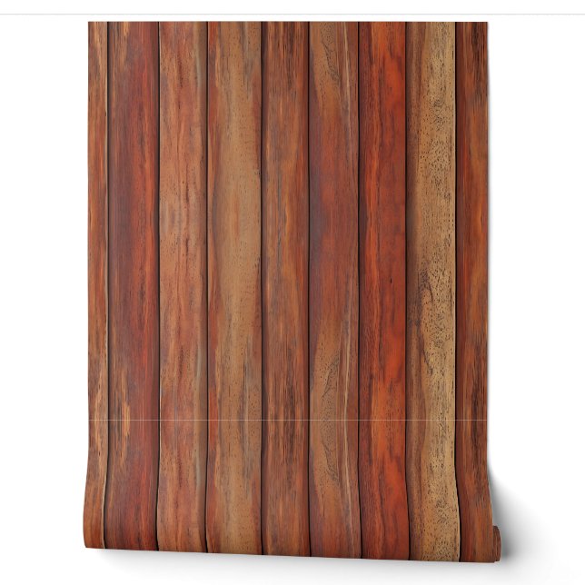 Papier Peint Lambris de bois rustique 33 (Déroulement)