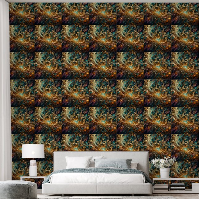 Papier Peint L'Art Fractal Le Sens De L'Odeur Abstraite, (Chambre à coucher)