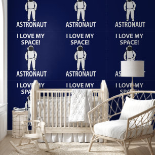 Papier Peint L'astronaute I Love My Space Astronaut