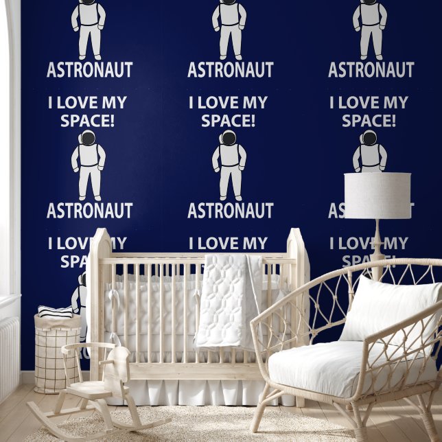 Papier Peint L'astronaute I Love My Space Astronaut (Enfants)
