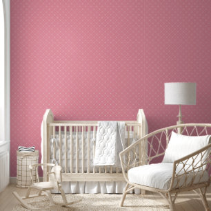 Papier Peint Lattice de diamant rose doux
