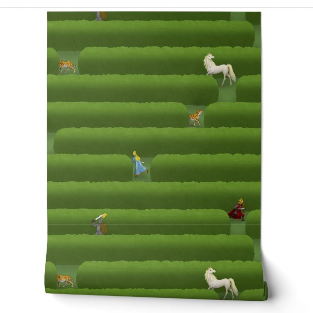 Papier Peint Le Conte du Maze (demi-goutte) (Déroulement)