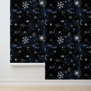 Papier Peint Le Noël de SlipperyJoe, hiver magique paisible à