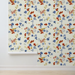 Papier Peint Le pavot de Van Gogh et les fleurs d'Iris