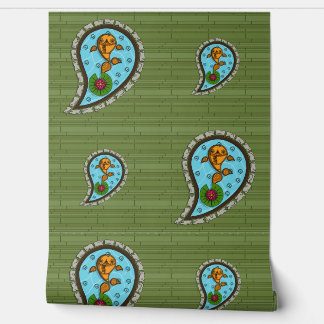 Papier Peint L'écaille du poisson rouge