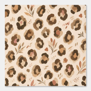 Papier peint léopard