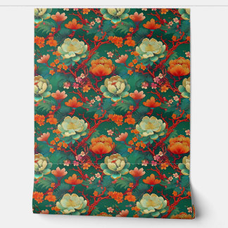 Papier Peint Les poneys japonais sur l'émeraude