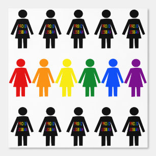 Papier Peint Lesbienne LGBTQ Silhouette et Rainbow Ladies