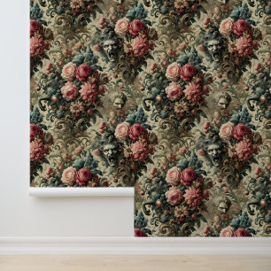 Papier Peint L'éternité suffit souvent - Gothique Floral Design