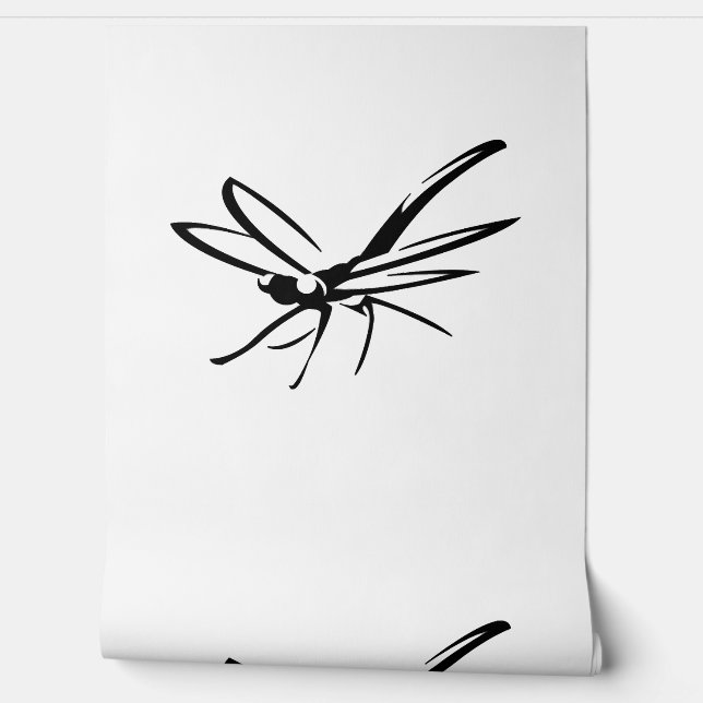 Papier Peint libellules (Déroulement)