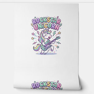 Papier Peint Licorne Rockstar Licorne Charmant Vêtements Graphi