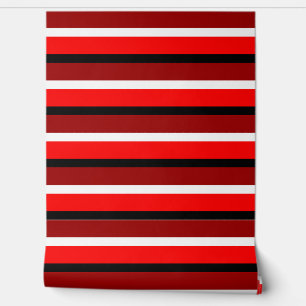 Papier Peint Lignes horizontales des bandes de marron rouge