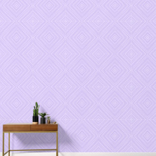 Papier Peint Lilac Diamant Géométrique violet