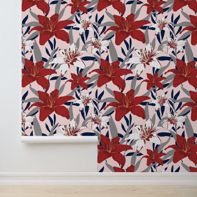 Papier Peint Lilies Mystérieuses (Application)