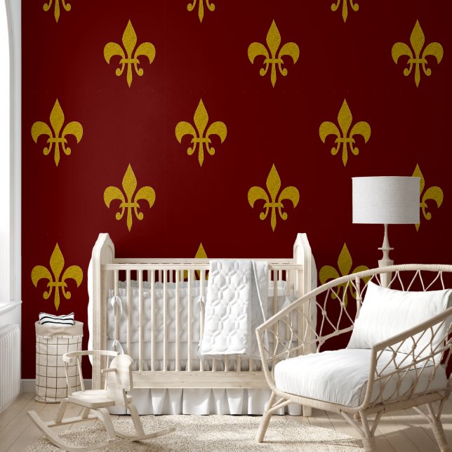 Papier Peint Lily d'Or - luxe royal 2a (Enfants)