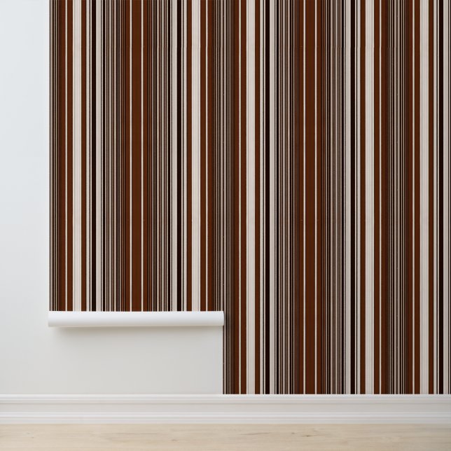 Papier Peint Linge populaire Collection blanche Brown de luxe (Application)