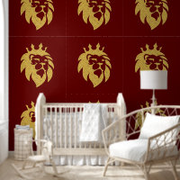 Lion Avec Couronne - Style Or 1