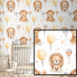 Papier Peint Lion Teddy Bear Balloons