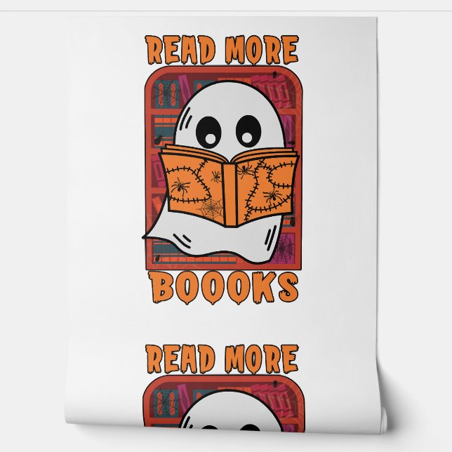Papier Peint Lire plus Livres Bibliothèque Ghost Lecture Hallow (Déroulement)