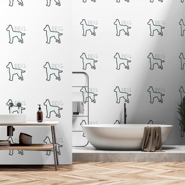 Papier Peint Logo de DOG (Salle de bain)