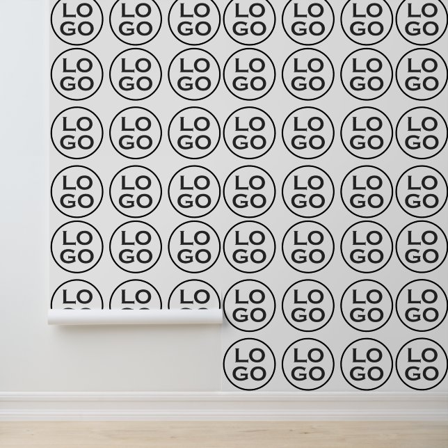 Papier Peint Logo de l'entreprise personnalisée ou image en bla (Application)