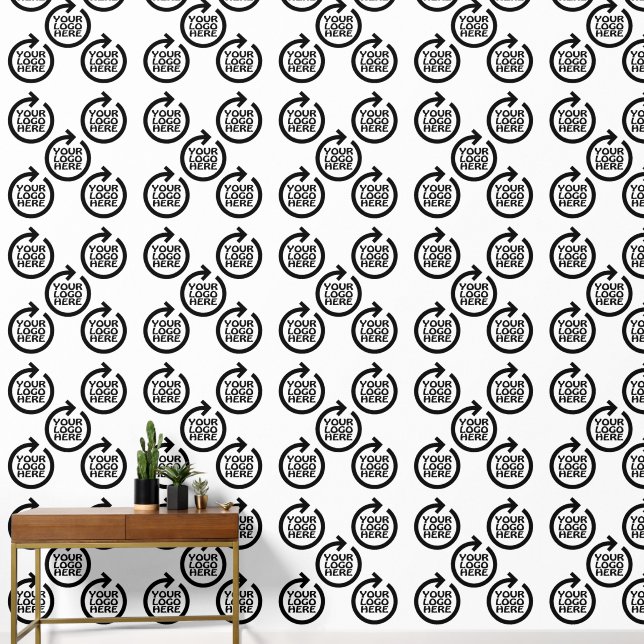 Papier Peint Logo d'entreprise Modèle Collage d'entreprise (Couloir)