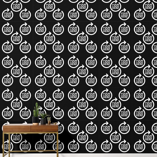 Papier Peint Logo d'entreprise Modèle Collage d'entreprise (Couloir)