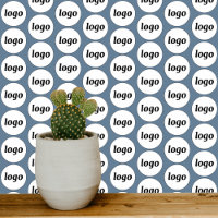 Logo Motif Business Promotion Dusty Blue