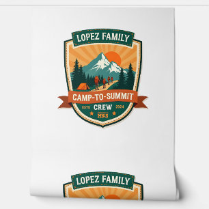 Papier Peint Lopez Family Camp-To-Summit Crew Vintage Randonnée