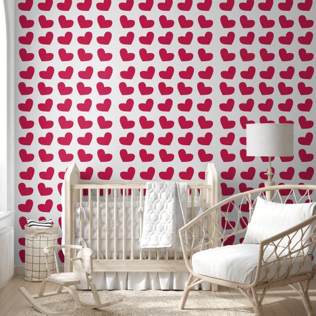 Papier Peint Love Pink Love Heart (Enfants)