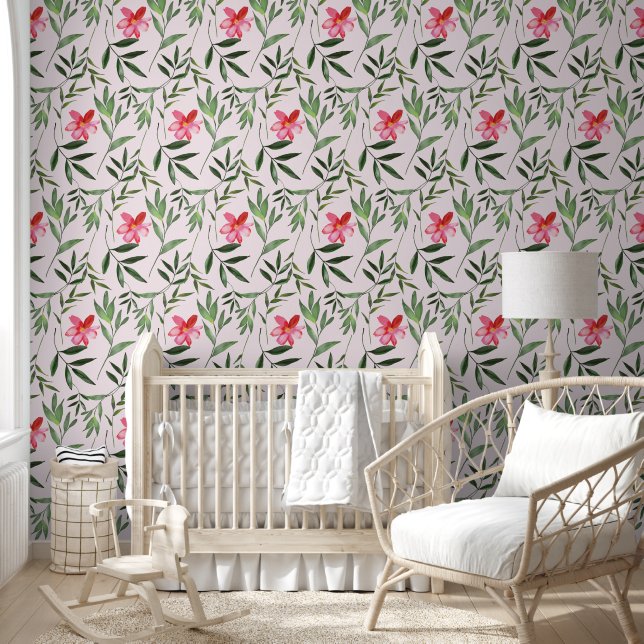 Papier Peint Lumière florale Whimsical et belle (Enfants)