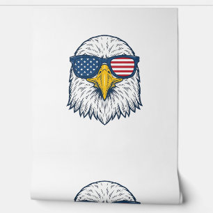 Papier Peint Lunettes de soleil aigle patriotique dessin vector