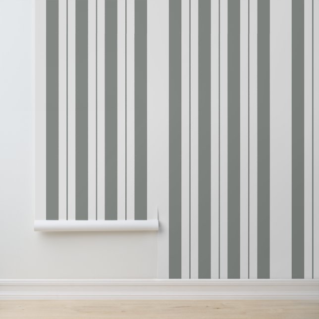 Papier Peint Luxe Moderne Green Grandes Motif (Application)