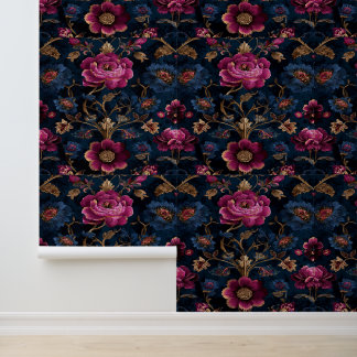 Papier Peint Luxury Floral Vintage Royal